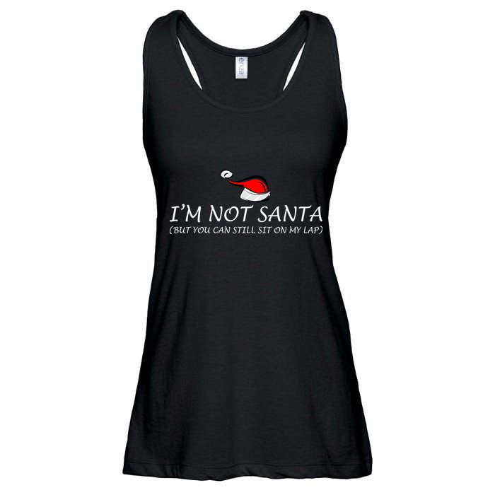 I'm Not Santa, But You Can Sit On My Lap Ladies Essential Flowy Tank