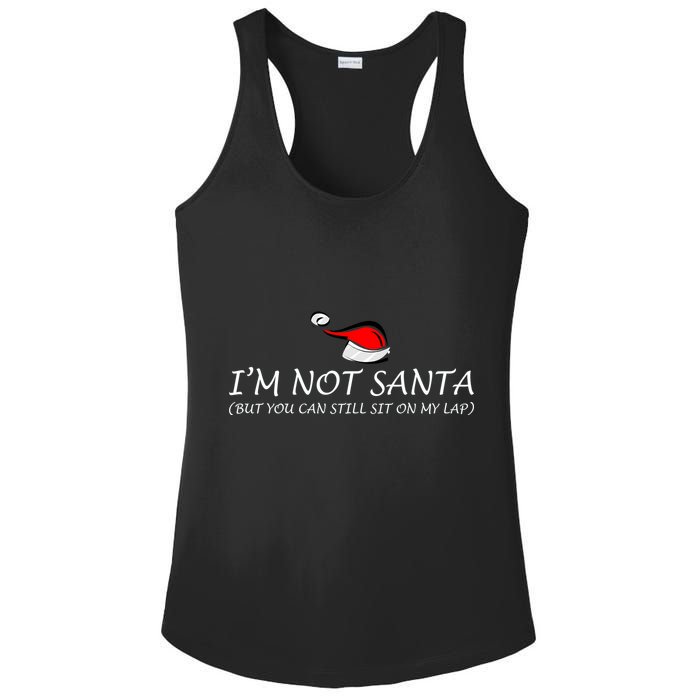 I'm Not Santa, But You Can Sit On My Lap Ladies PosiCharge Competitor Racerback Tank