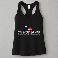 I'm Not Santa, But You Can Sit On My Lap Womens Tank Top