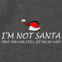 I'm Not Santa, But You Can Sit On My Lap Vector Backpack