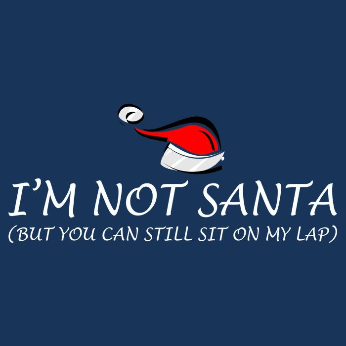 I'm Not Santa, But You Can Sit On My Lap Infant Baby Jersey Bodysuit
