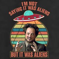 I'm Not Saying It Was Aliens But It Was Aliens 7 Panel Mesh Trucker Snapback Hat