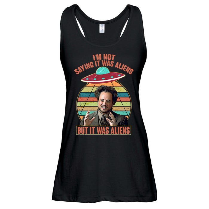 I'm Not Saying It Was Aliens But It Was Aliens Ladies Essential Flowy Tank