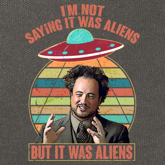 I'm Not Saying It Was Aliens But It Was Aliens Cotton Canvas Backpack
