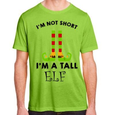 I'm Not Short I'm A Tall Elf Adult ChromaSoft Performance T-Shirt