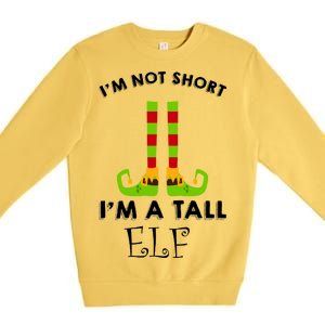 I'm Not Short I'm A Tall Elf Premium Crewneck Sweatshirt