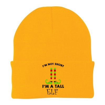 I'm Not Short I'm A Tall Elf Knit Cap Winter Beanie