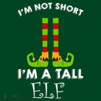 I'm Not Short I'm A Tall Elf Apron