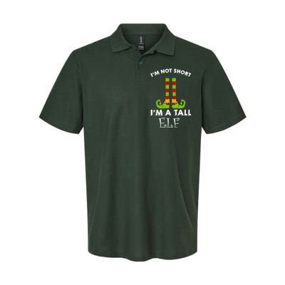 I'm Not Short I'm A Tall Elf Softstyle Adult Sport Polo