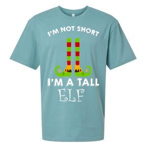 I'm Not Short I'm A Tall Elf Sueded Cloud Jersey T-Shirt