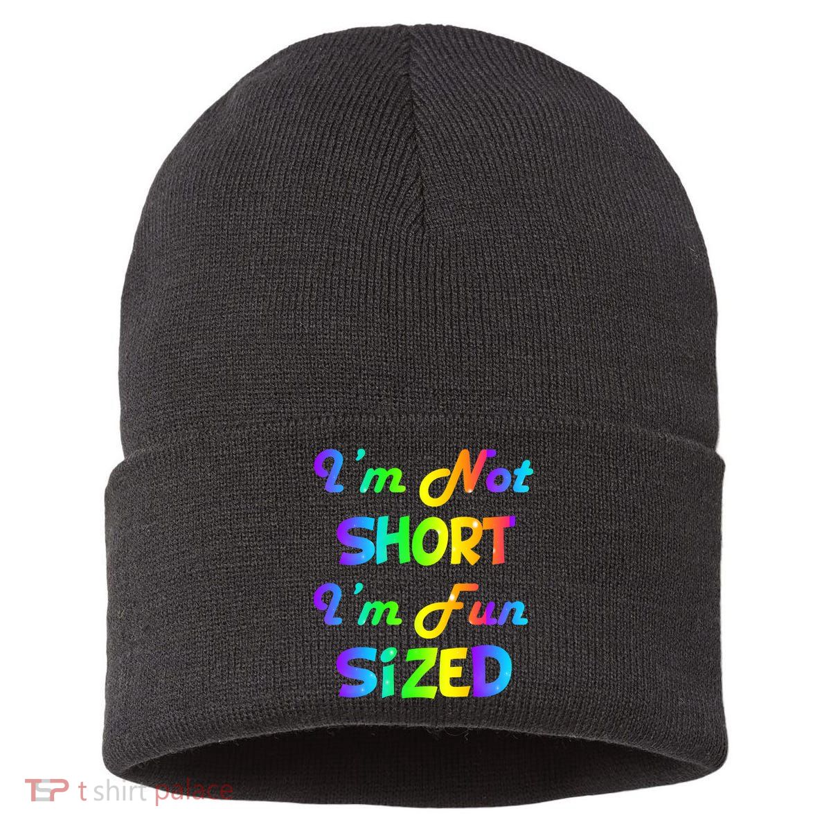 I'm Not Short I'm Fun Sized Sustainable Knit Beanie