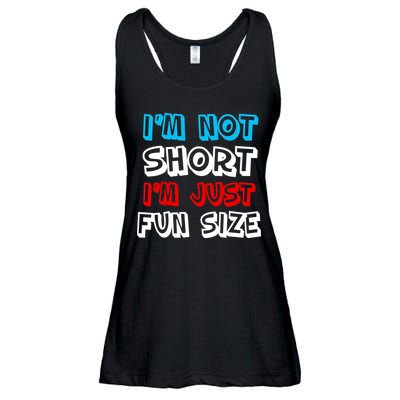 I'm Not Short I'm Just Fun Size Ladies Essential Flowy Tank