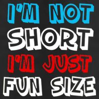 I'm Not Short I'm Just Fun Size Crop Fleece Hoodie