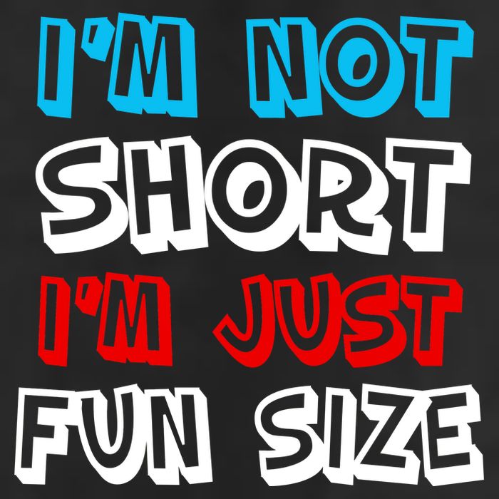 I'm Not Short I'm Just Fun Size Crop Fleece Hoodie