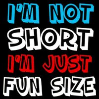 I'm Not Short I'm Just Fun Size Poster