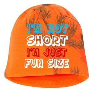 I'm Not Short I'm Just Fun Size Kati - Camo Knit Beanie