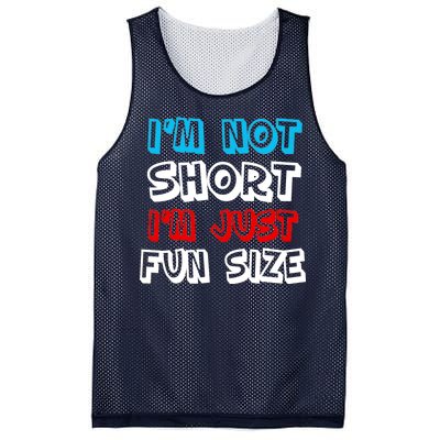 I'm Not Short I'm Just Fun Size Mesh Reversible Basketball Jersey Tank