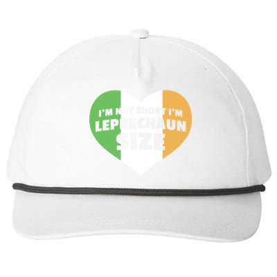 I'm Not Short I'm Leprechaun Size Snapback Five-Panel Rope Hat