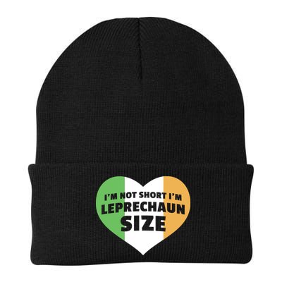 I'm Not Short I'm Leprechaun Size Knit Cap Winter Beanie
