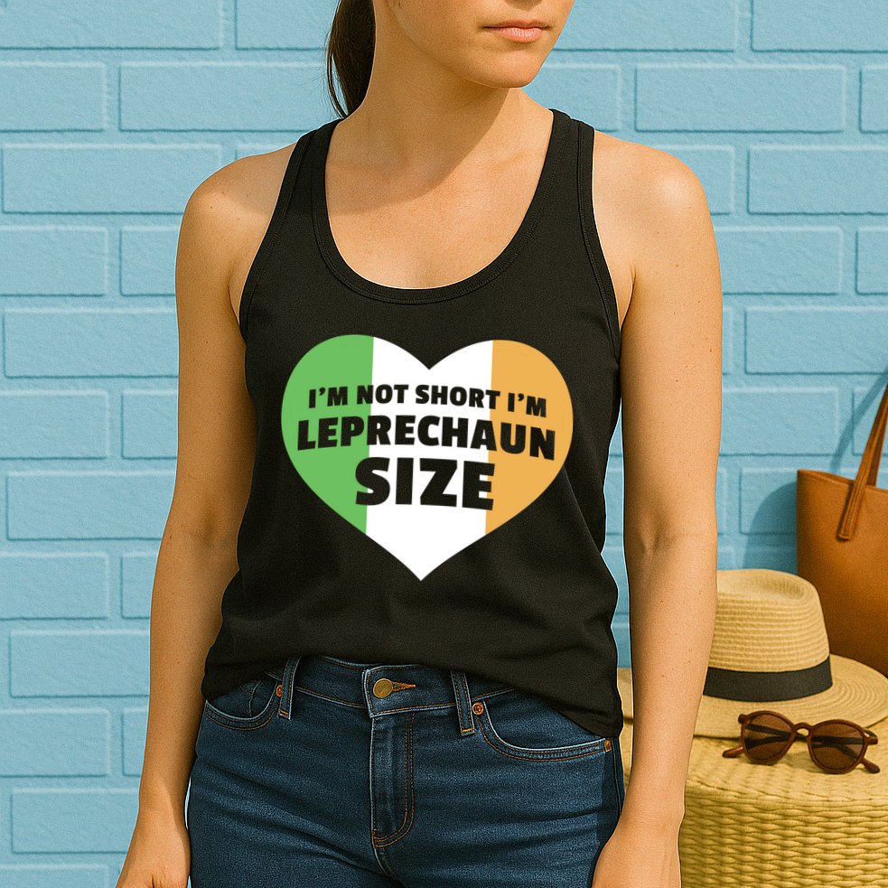 I'm Not Short I'm Leprechaun Size Womens Tank Top