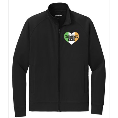 I'm Not Short I'm Leprechaun Size Stretch Full-Zip Cadet Jacket