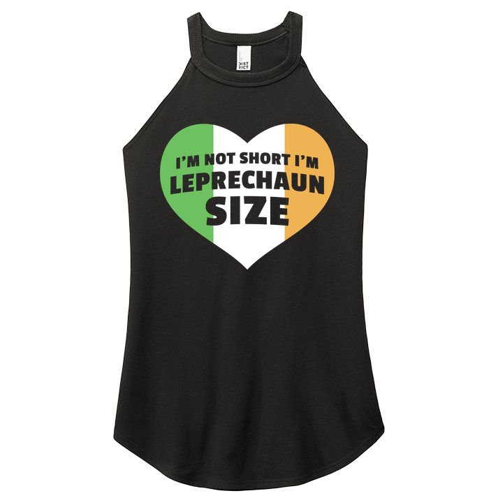 I'm Not Short I'm Leprechaun Size Women's Perfect Tri Rocker Tank
