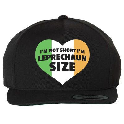 I'm Not Short I'm Leprechaun Size Wool Snapback Cap