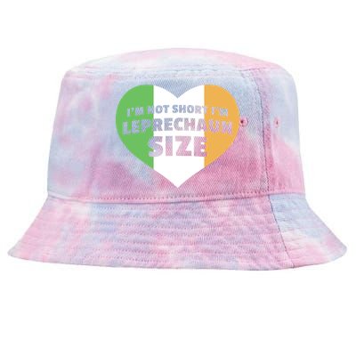 I'm Not Short I'm Leprechaun Size Tie-Dyed Bucket Hat