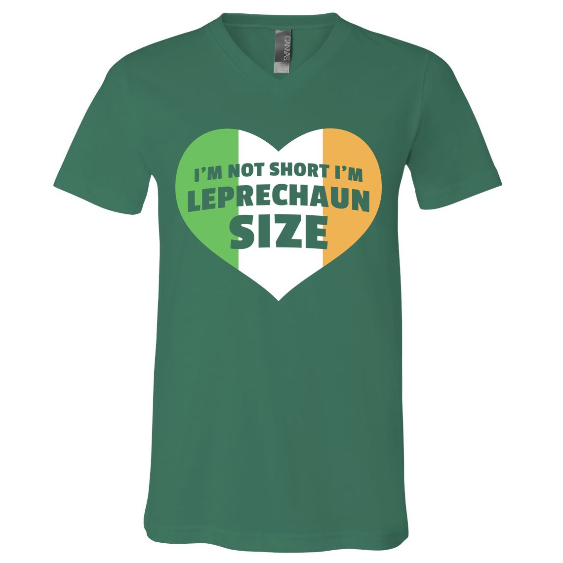 I'm Not Short I'm Leprechaun Size V-Neck T-Shirt