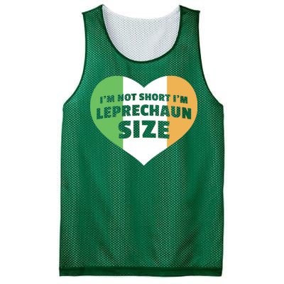 I'm Not Short I'm Leprechaun Size Mesh Reversible Basketball Jersey Tank