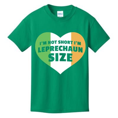 I'm Not Short I'm Leprechaun Size Kids T-Shirt
