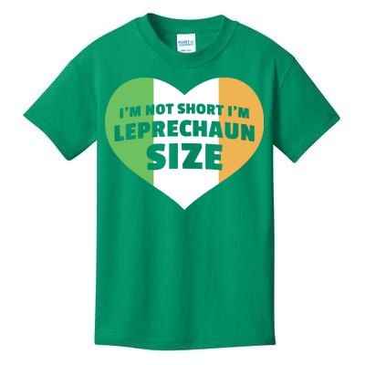 I'm Not Short I'm Leprechaun Size Kids T-Shirt