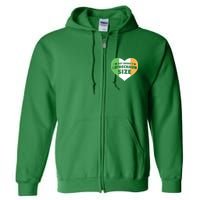 I'm Not Short I'm Leprechaun Size Full Zip Hoodie