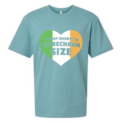 I'm Not Short I'm Leprechaun Size Sueded Cloud Jersey T-Shirt