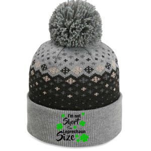 I'm Not Short I'm Leprechaun Size Funny Irish The Baniff Cuffed Pom Beanie