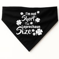 I'm Not Short I'm Leprechaun Size Funny Irish USA-Made Doggie Bandana