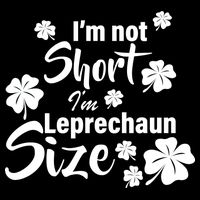 I'm Not Short I'm Leprechaun Size Funny Irish USA-Made Doggie Bandana