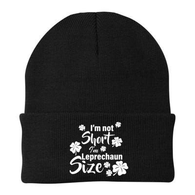 I'm Not Short I'm Leprechaun Size Funny Irish Beanie