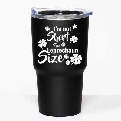 I'm Not Short I'm Leprechaun Size Funny Irish Tumbler