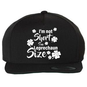 I'm Not Short I'm Leprechaun Size Funny Irish Wool Snapback Cap