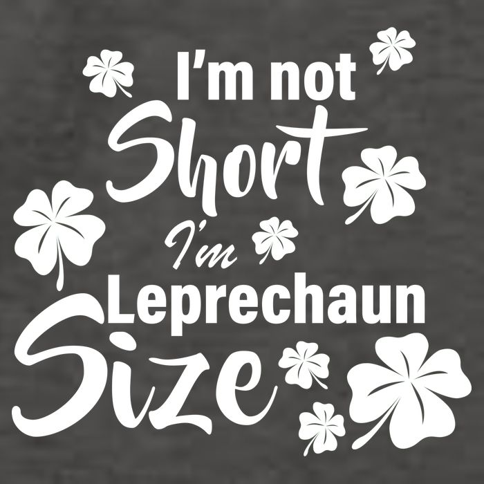I'm Not Short I'm Leprechaun Size Funny Irish Vector Backpack