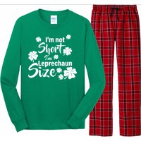 I'm Not Short I'm Leprechaun Size Funny Irish Long Sleeve Pajama Set