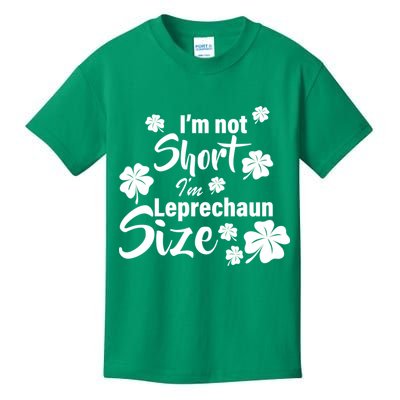 I'm Not Short I'm Leprechaun Size Funny Irish Kids T-Shirt