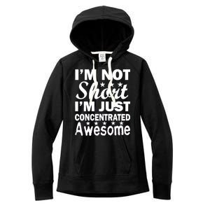 I'm Not Short Just Concentrated Awesome Women's Fleece Hoodie