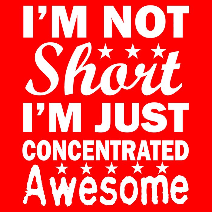 I'm Not Short Just Concentrated Awesome Zip Tote Bag