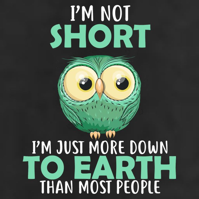 I'm Not Short Just Down To Earth Golf Towel