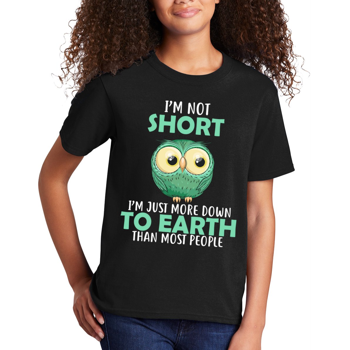I'm Not Short Just Down To Earth Kids T-Shirt