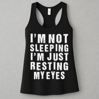 I'm Not Sleeping Just Resting My Eyes Womens Tank Top