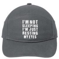 I'm Not Sleeping Just Resting My Eyes 7-Panel Snapback Hat