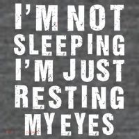 I'm Not Sleeping Just Resting My Eyes Sustainable Beanie